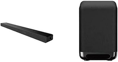 Sony HT-A5000 5.1.2-Kanal Surround Sound Dolby Atmos Premium-Soundbar mit integriertem Subwoofer (HDMI, Bluetooth, High-Res Audio, 500W Gesamtleistung), Schwarz
