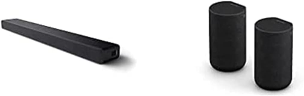 Sony HT-A3000 3.1-Kanal Dolby Atmos Soundbar mit integriertem Dual-Subwoofer und 3 X-Balanced Front-Lautsprechern inklusive speziellem Mittellautsprecher für außergewöhnliche Klarheit, Schwarz