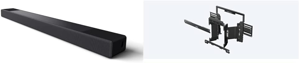 Sony HT-A7000 7.1.2-Kanal Surround Sound Dolby Atmos Premium-Soundbar mit integriertem Subwoofer (Vertical-Sound-Engine, HDMI, Bluetooth, High-Res Audio, 500W Gesamtleistung), Schwarz, Negro