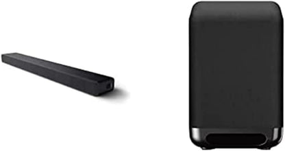 Sony HT-A3000 3.1-Kanal Dolby Atmos Soundbar mit integriertem Dual-Subwoofer und 3 X-Balanced Front-Lautsprechern inklusive speziellem Mittellautsprecher für außergewöhnliche Klarheit, Schwarz
