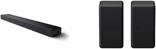 Sony HT-A3000 3.1-Kanal Dolby Atmos Soundbar mit integriertem Dual-Subwoofer und 3 X-Balanced Front-Lautsprechern inklusive speziellem Mittellautsprecher für außergewöhnliche Klarheit, Schwarz