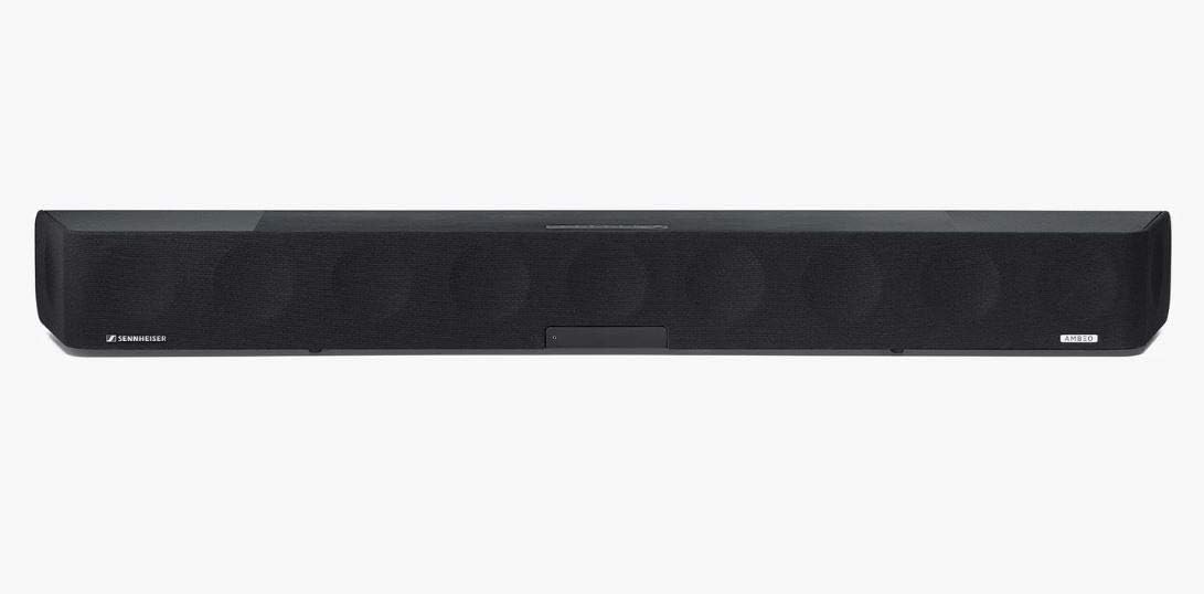 SENNHEISER AMBEO Soundbar Plus für TV und Musik - EU-Stecker - 3D Surround Sound, virtuelles 7.1.4-Lautsprecher-Setup, eingebaute Dual Subwoofer, erweiterte Streaming-Anbindung und Stimmverbesserung