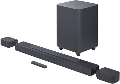 JBL Bar 800 – 5.1.2-Kanal Soundbar für das Heimkino Soundsystem – Mit abnehmbaren Surround-Lautsprechern und Dolby Atmos Surround Sound – Schwarz