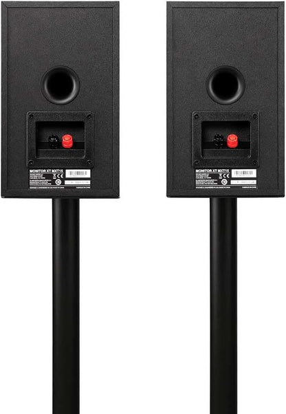 Polk Audio Monitor XT35 schlanker Center Lautsprecher, Hi-Res Zertifiziert, kompatibel mit Dolby Atmos und DTS:X (Stück), Schwarz