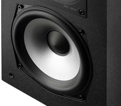 Polk Audio Monitor XT35 schlanker Center Lautsprecher, Hi-Res Zertifiziert, kompatibel mit Dolby Atmos und DTS:X (Stück), Schwarz