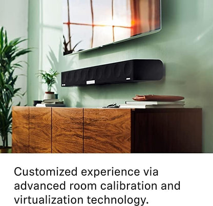 SENNHEISER AMBEO Soundbar Plus für TV und Musik - EU-Stecker - 3D Surround Sound, virtuelles 7.1.4-Lautsprecher-Setup, eingebaute Dual Subwoofer, erweiterte Streaming-Anbindung und Stimmverbesserung
