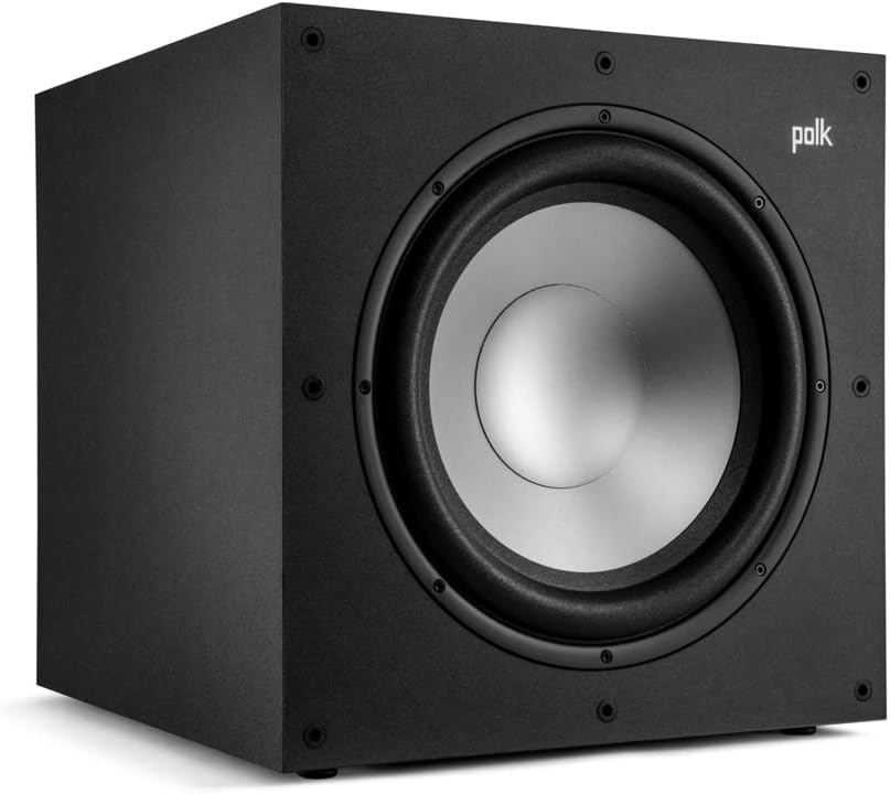 Polk Audio Monitor XT35 schlanker Center Lautsprecher, Hi-Res Zertifiziert, kompatibel mit Dolby Atmos und DTS:X (Stück), Schwarz