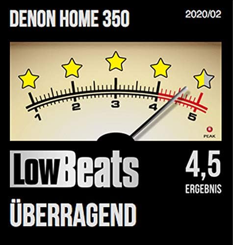 Denon Home 150 Multiroom-Lautsprecher, HiFi Lautsprecher mit HEOS Built-in, Alexa integriert, WLAN, Bluetooth, USB, AirPlay 2, Hi-Res Audio, weiß