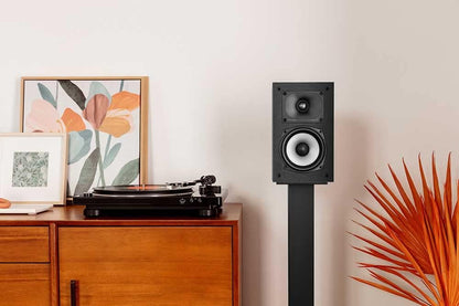 Polk Audio Monitor XT35 schlanker Center Lautsprecher, Hi-Res Zertifiziert, kompatibel mit Dolby Atmos und DTS:X (Stück), Schwarz