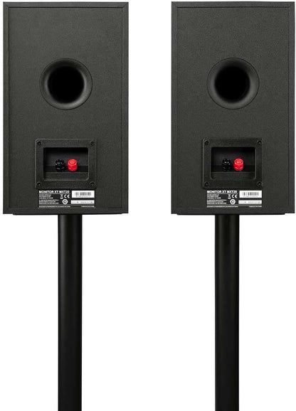Polk Audio Monitor XT35 schlanker Center Lautsprecher, Hi-Res Zertifiziert, kompatibel mit Dolby Atmos und DTS:X (Stück), Schwarz