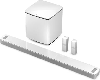 NEU Bose Smart Ultra Soundbar mit Dolby Atmos plus Alexa, kabellose Bluetooth-KI, Surround-Sound-System für TV-Geräte, Weiß