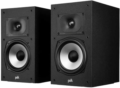 Polk Audio Monitor XT35 schlanker Center Lautsprecher, Hi-Res Zertifiziert, kompatibel mit Dolby Atmos und DTS:X (Stück), Schwarz