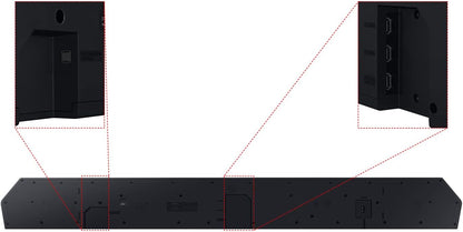 Samsung HW-Q995GC 11.1.4-Kanal Q-Soundbar, 4.0.2-Kanal Rücklautsprecher, Kabelloses Dolby Atmos / DTS:X, Q-Symphony [2023]