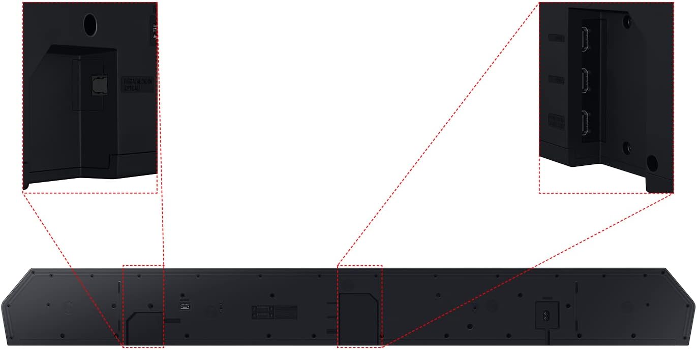 Samsung HW-Q995GC 11.1.4-Kanal Q-Soundbar, 4.0.2-Kanal Rücklautsprecher, Kabelloses Dolby Atmos / DTS:X, Q-Symphony [2023]