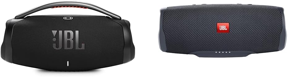 JBL Boombox 3 – Kabelloser Bluetooth-Lautsprecher – Tragbare, wasserdichte Musikbox mit Innen- und Außenmodus – 24 Stunden Spielzeit – In Schwarz