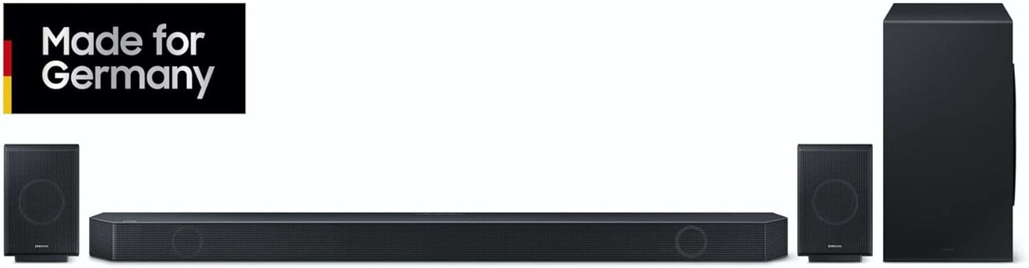 Samsung HW-Q995GC 11.1.4-Kanal Q-Soundbar, 4.0.2-Kanal Rücklautsprecher, Kabelloses Dolby Atmos / DTS:X, Q-Symphony [2023]