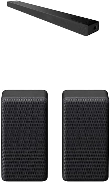 Sony HT-A5000 5.1.2-Kanal Surround Sound Dolby Atmos Premium-Soundbar mit integriertem Subwoofer (HDMI, Bluetooth, High-Res Audio, 500W Gesamtleistung), Schwarz