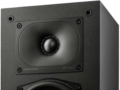 Polk Audio Monitor XT35 schlanker Center Lautsprecher, Hi-Res Zertifiziert, kompatibel mit Dolby Atmos und DTS:X (Stück), Schwarz