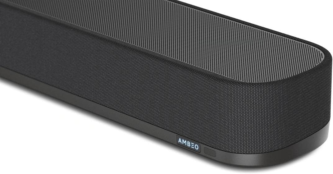 SENNHEISER AMBEO Soundbar Plus für TV und Musik - EU-Stecker - 3D Surround Sound, virtuelles 7.1.4-Lautsprecher-Setup, eingebaute Dual Subwoofer, erweiterte Streaming-Anbindung und Stimmverbesserung