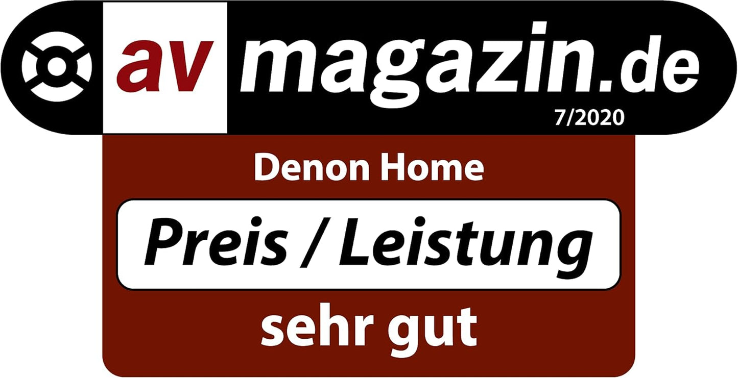 Denon Home 150 Multiroom-Lautsprecher, HiFi Lautsprecher mit HEOS Built-in, Alexa integriert, WLAN, Bluetooth, USB, AirPlay 2, Hi-Res Audio, weiß