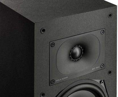 Polk Audio Monitor XT35 schlanker Center Lautsprecher, Hi-Res Zertifiziert, kompatibel mit Dolby Atmos und DTS:X (Stück), Schwarz