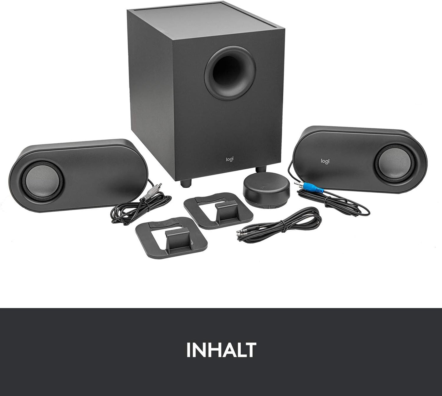 Logitech Z407 Bluetooth-Computerlautsprecher mit Subwoofer und kabelloser Steuerung