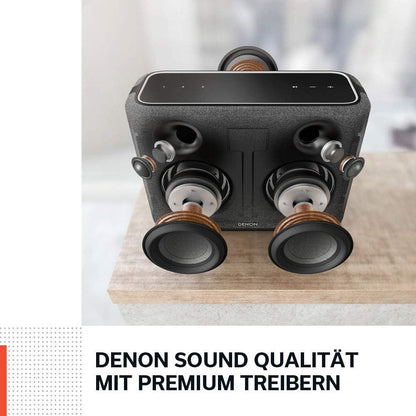 Denon Home 150 Multiroom-Lautsprecher, HiFi Lautsprecher mit HEOS Built-in, Alexa integriert, WLAN, Bluetooth, USB, AirPlay 2, Hi-Res Audio, weiß