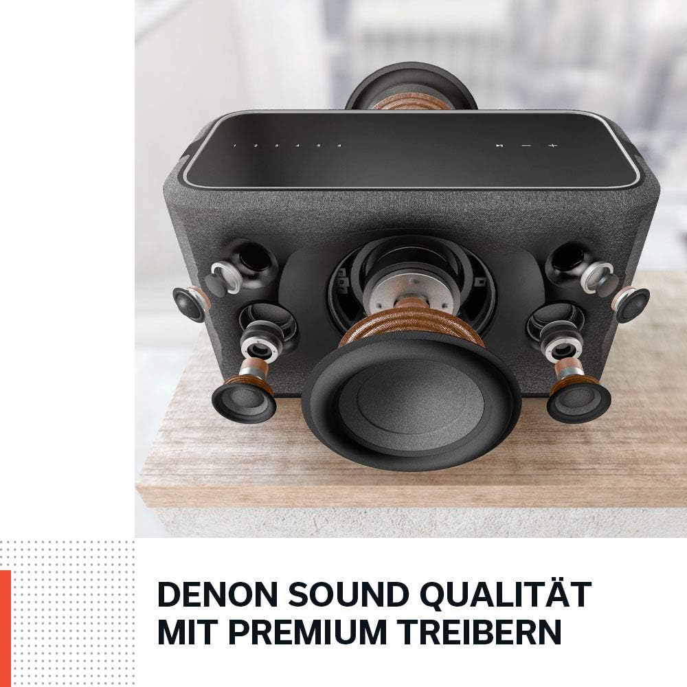 Denon Home 150 Multiroom-Lautsprecher, HiFi Lautsprecher mit HEOS Built-in, Alexa integriert, WLAN, Bluetooth, USB, AirPlay 2, Hi-Res Audio, weiß