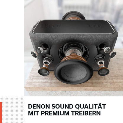 Denon Home 150 Multiroom-Lautsprecher, HiFi Lautsprecher mit HEOS Built-in, Alexa integriert, WLAN, Bluetooth, USB, AirPlay 2, Hi-Res Audio, weiß