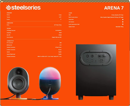 SteelSeries Arena 7 - 2.1-Gaming-Lautsprecher