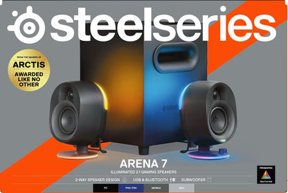 SteelSeries Arena 7 - 2.1-Gaming-Lautsprecher