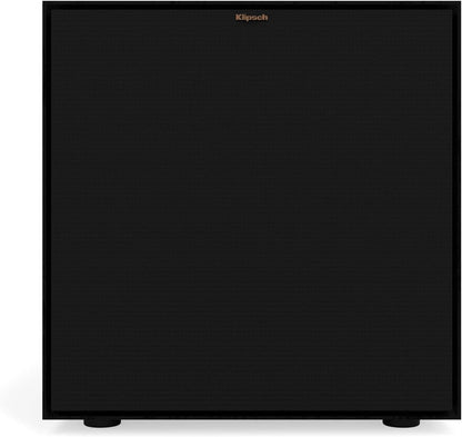 Klipsch R-121SW Black – Aktiver Subwoofer 30,5 cm (12 Zoll), Schwarz, digitaler Verstärker, 200 W/400 W
