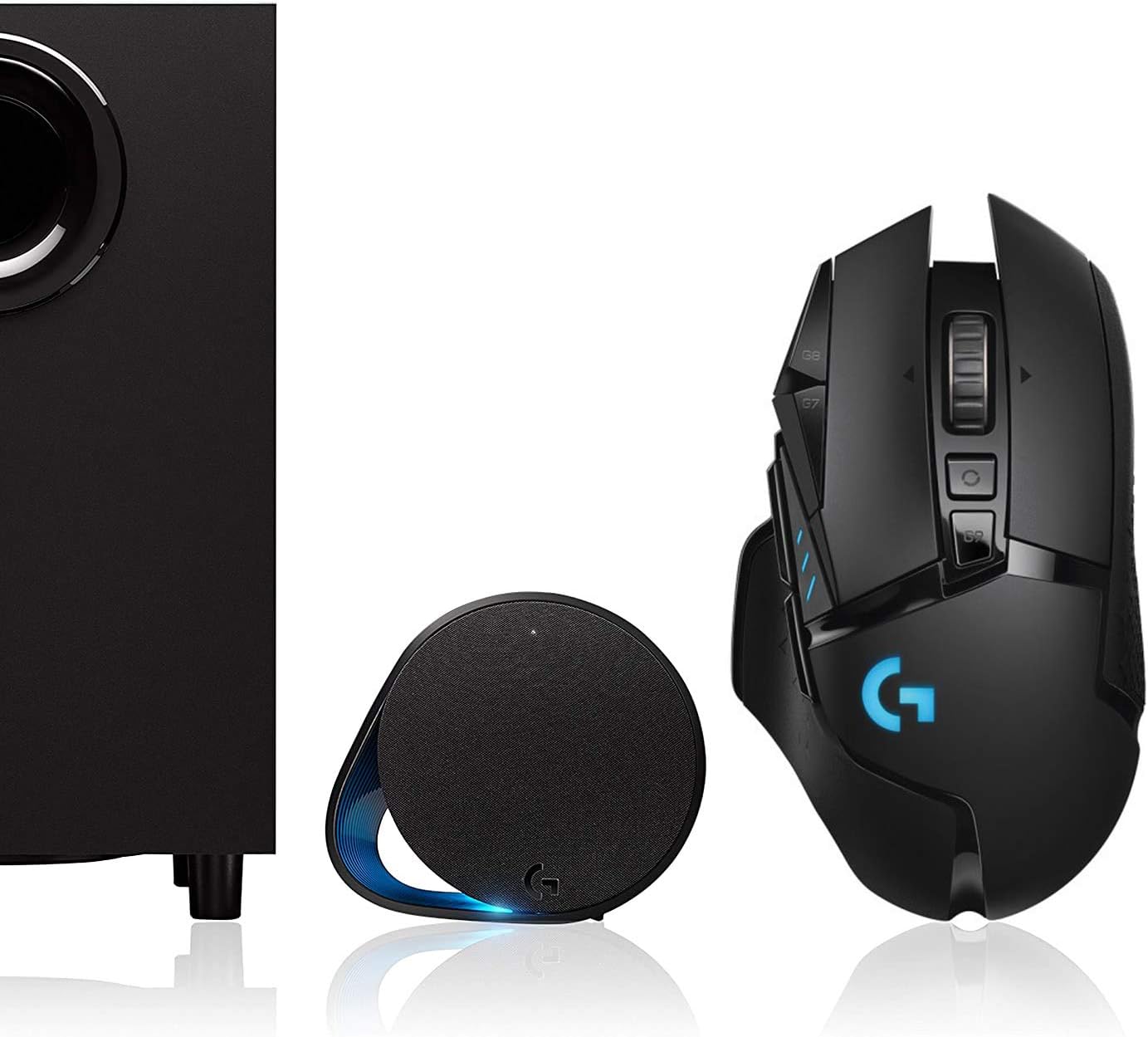 Logitech G560 PC Gaming Lautsprecher mit DTS:X Ultra Surround Sound,