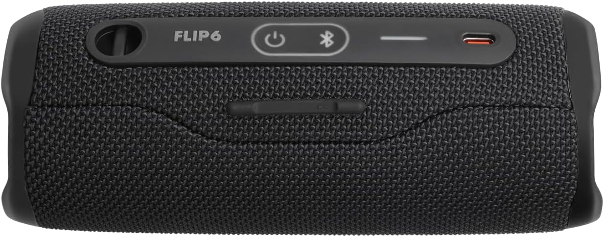 JBL Flip 6 Bluetooth Box in Blau – Wasserdichter, tragbarer Lautsprecher mit 2-Wege-Lautsprechersystem für kraftvollen Sound – Bis zu 12 Stunden kabellos Musik abspielen