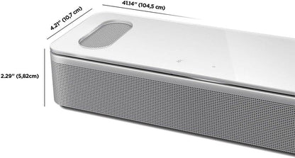 Bose Smart Soundbar 900 – Dolby Atmos mit Alexa-Sprachsteuerung, in Weiß