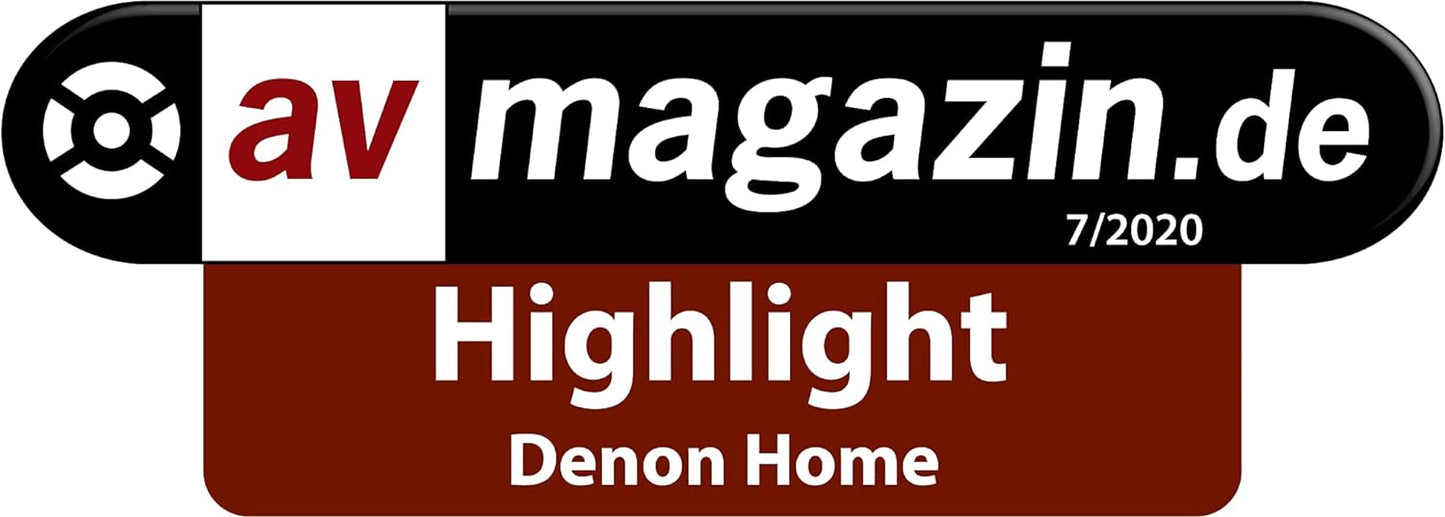 Denon Home 150 Multiroom-Lautsprecher, HiFi Lautsprecher mit HEOS Built-in, Alexa integriert, WLAN, Bluetooth, USB, AirPlay 2, Hi-Res Audio, weiß