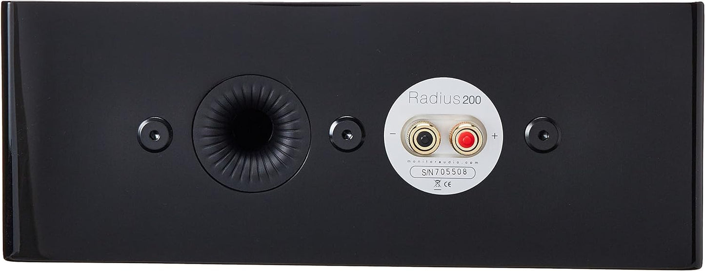 MONITOR AUDIO Radius 200 Lautsprecher (schwarz, Tisch/Ablage, Speaker Set Unit, verkabelt, 60-35.000 Hz)