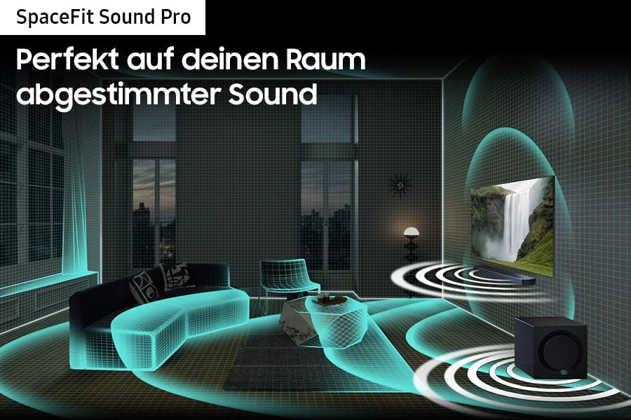 Samsung HW-Q995GC 11.1.4-Kanal Q-Soundbar, 4.0.2-Kanal Rücklautsprecher, Kabelloses Dolby Atmos / DTS:X, Q-Symphony [2023]