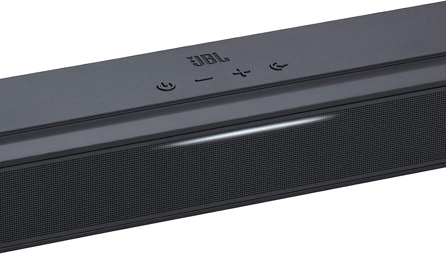 JBL Bar 2.0 All-In-One MK2 – Kompakte 2.0-Kanal-Soundbar für Heimkino Sound-System – Schlankes und kompaktes Design mit JBL Surround Sound – Schwarz