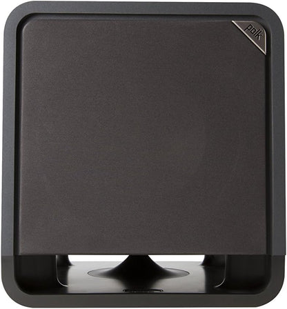 Polk Audio HTS 10 Aktivsubwoofer für Heimkino Soundsysteme und Musik, 10" Bass Box, 200 Watt, Schwarz