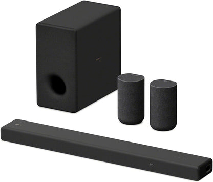 Sony HT-A3000 3.1-Kanal Dolby Atmos Soundbar mit integriertem Dual-Subwoofer und 3 X-Balanced Front-Lautsprechern inklusive speziellem Mittellautsprecher für außergewöhnliche Klarheit, Schwarz