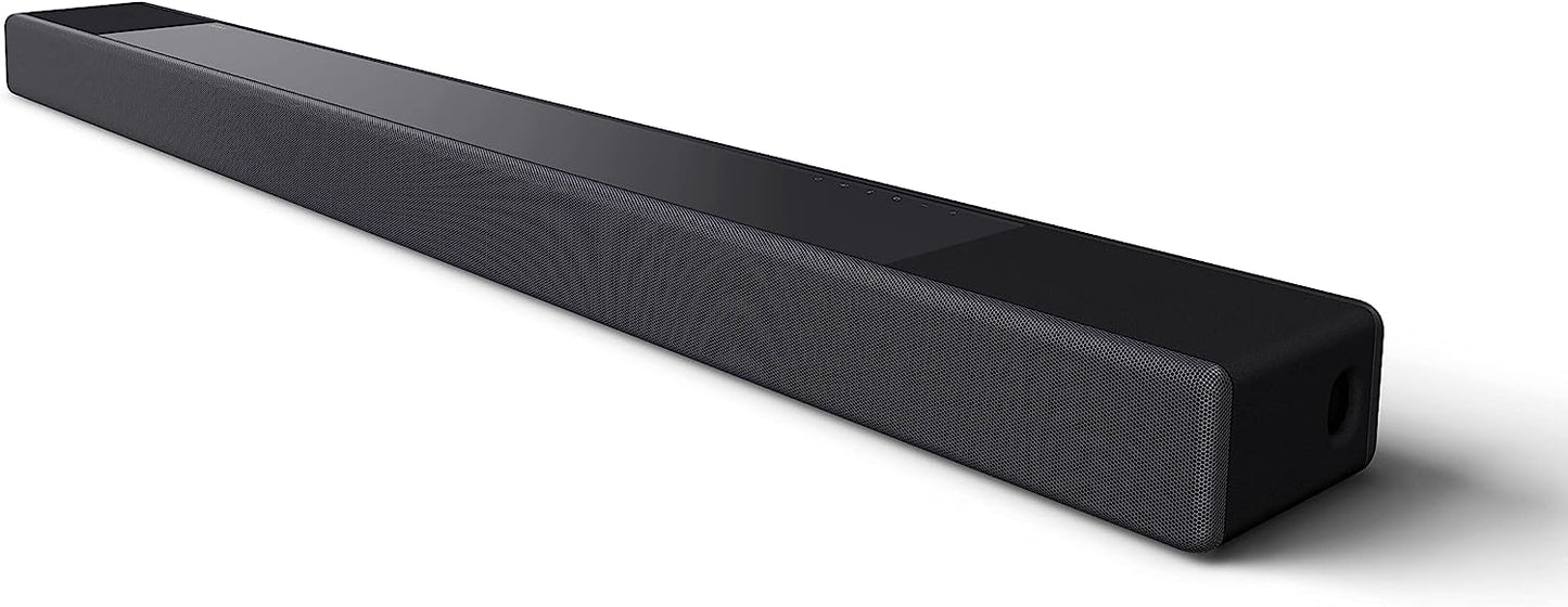 Sony HT-A7000 7.1.2-Kanal Surround Sound Dolby Atmos Premium-Soundbar mit integriertem Subwoofer (Vertical-Sound-Engine, HDMI, Bluetooth, High-Res Audio, 500W Gesamtleistung), Schwarz, Negro