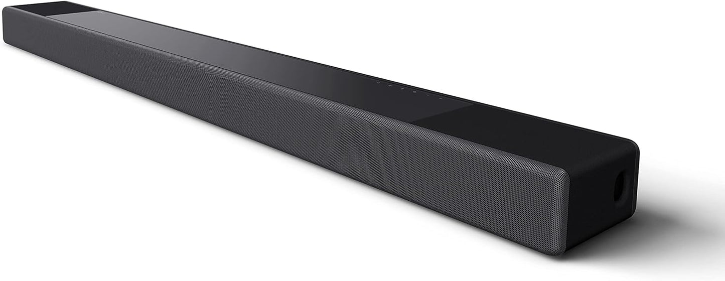 Sony HT-A7000 7.1.2-Kanal Surround Sound Dolby Atmos Premium-Soundbar mit integriertem Subwoofer (Vertical-Sound-Engine, HDMI, Bluetooth, High-Res Audio, 500W Gesamtleistung), Schwarz, Negro