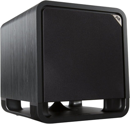 Polk Audio HTS 10 Aktivsubwoofer für Heimkino Soundsysteme und Musik, 10" Bass Box, 200 Watt, Schwarz
