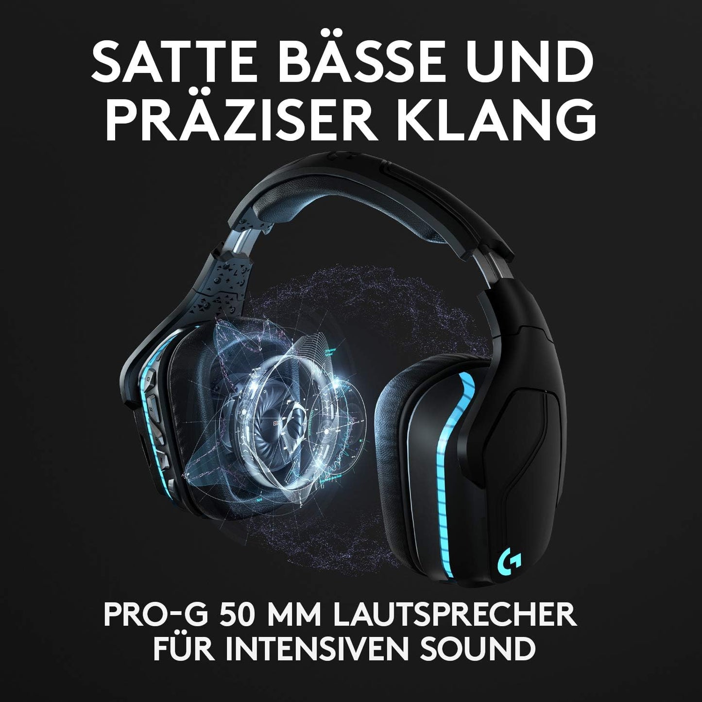 Logitech G560 PC Gaming Lautsprecher mit DTS:X Ultra Surround Sound,