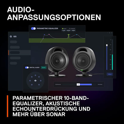 SteelSeries Arena 7 - 2.1-Gaming-Lautsprecher