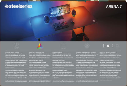 SteelSeries Arena 7 - 2.1-Gaming-Lautsprecher