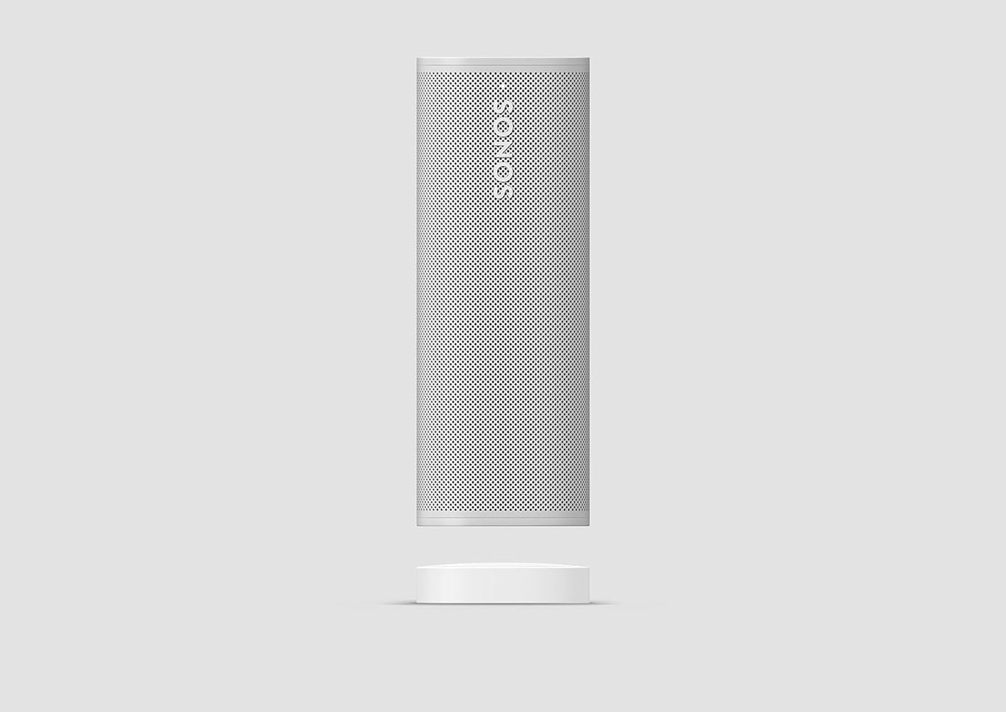 Sonos Roam + kabelloses Ladegerät, schwarz – Wasserdichter WLAN & Bluetooth Lautsprecher mit Alexa Sprachsteuerung, Google Assistant und AirPlay 2