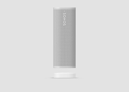 Sonos Roam + kabelloses Ladegerät, schwarz – Wasserdichter WLAN & Bluetooth Lautsprecher mit Alexa Sprachsteuerung, Google Assistant und AirPlay 2
