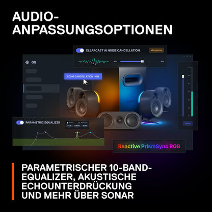 SteelSeries Arena 7 - 2.1-Gaming-Lautsprecher